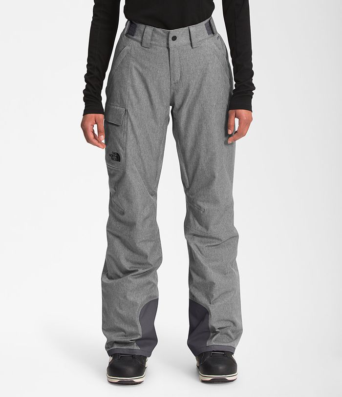 The North Face Snow Pants Freedom Insulated Grey - Womens - Thailand YZDMR-3912